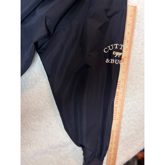 Cutter & Buck Navy Pullover Sweatshirt L/G Polyester V-Neck Embroidered Sonnenal - Picture 11 of 16